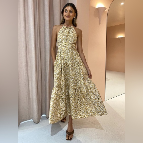 Shona Joy Orion Backless Midi Dress - Picture 2 of 6